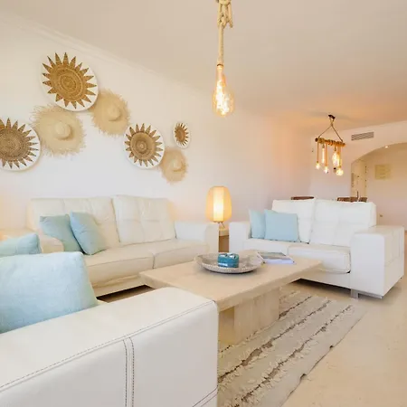 With Private Terrace, Just 10 Minutes By Car From Elviria Beach,