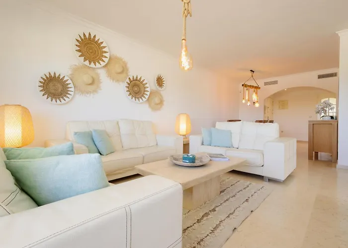 With Private Terrace, Just 10 Minutes By Car From Elviria Beach,